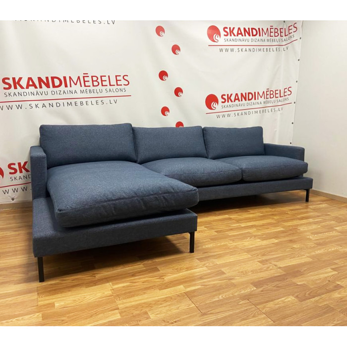 Sofa LEKEN (Kampinė) (Mėlyna) (Ekspozicija) Sofa LEKEN (Kampinė) (Mėlyna) (Ekspozicija)